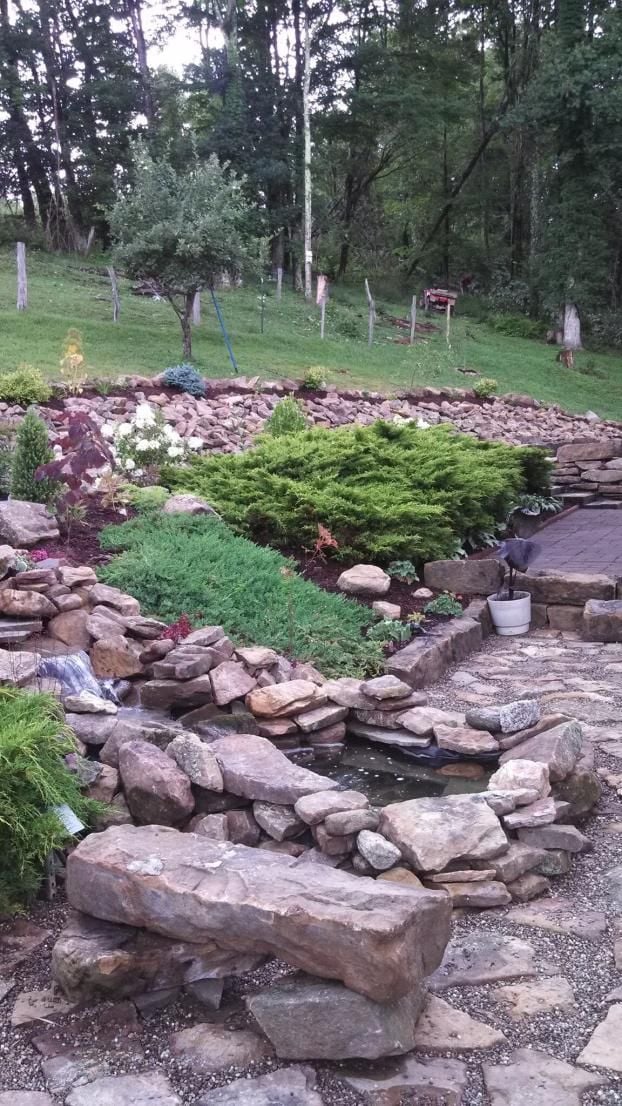 A recent landscaping job in the  area